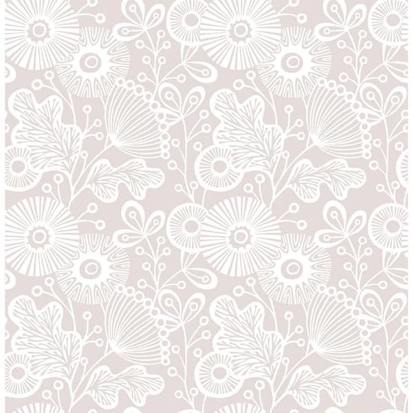 Ana Rose Floral Paper Strippable Wallpaper (Covers 56.4 sq. ft.)