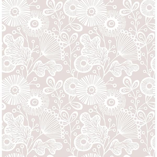 Ana Rose Floral Paper Strippable Wallpaper (Covers 56.4 sq. ft.)