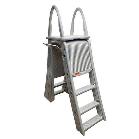 A-Frame Swimming Pool Ladder for 48 in. to 56 in. Above-Ground Pools