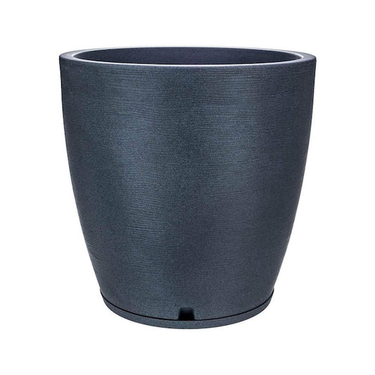 Amsterdan X-Large Dark Grey Plastic Resin Indoor and Outdoor Planter Bowl