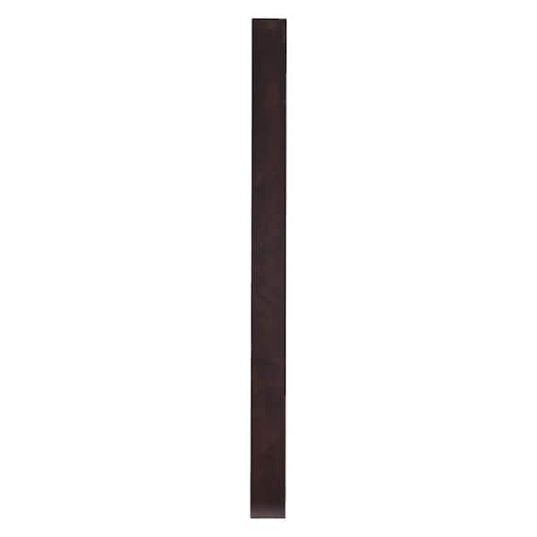 Anchester 0.75 in. x 3 in. x 90.75 in. Cabinet Filler in Dark Espresso