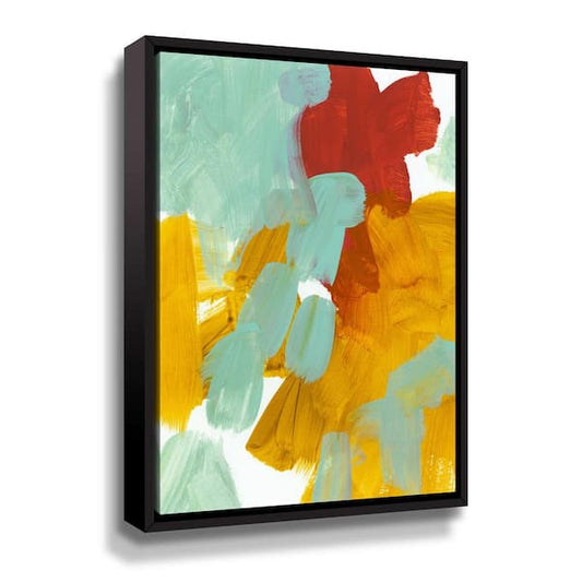 'Alla Prima 1' by Iris Lehnhardt Framed Canvas Wall Art