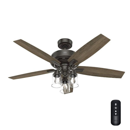 Ananova 52 in. Indoor Noble Bronze Smart Ceiling Fan with Light Kit and Remote Included